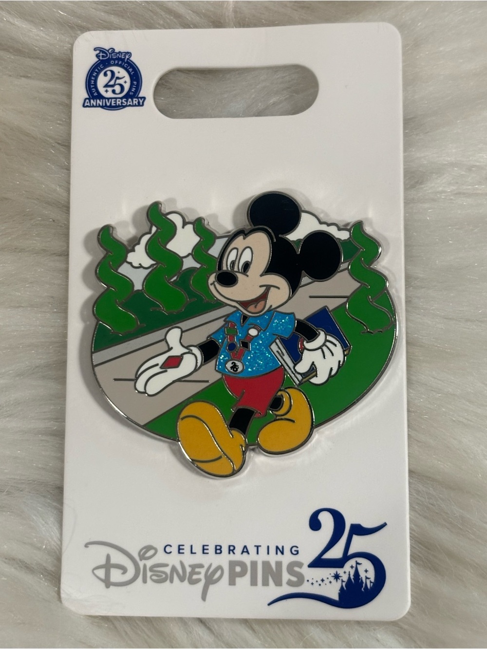 2025 Disney Parks 25th Anniversary Pin Trading Mickey Mouse OE Pin